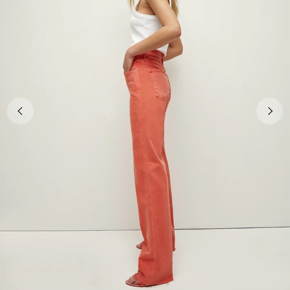 HOST PIC VERONICA BEARD DYLAN HIGH RISE STRAIGHT LEG SILHOUETTE JEANS SIZE 28 - Picture 4 of 7